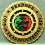 Custom 12" Wood US Army 1098th Transportation Det Wall Tribute - FREE SHIPPING
