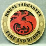 Custom 12" Game of Thrones House Targaryen Wall Tribute - FREE SHIPPING