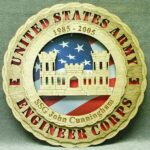 Custom 12" Wood US Army 1098th Transportation Det Wall Tribute - FREE SHIPPING - Image 3