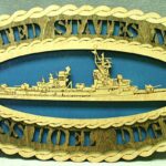 USS Hoel DDG13 Xlgov Wall Plaque