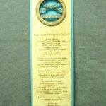 Custom Wood Infantry Creed