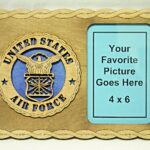 Custom 8x12" Air Force Traditional Picture Frame - FREE SHIPPING