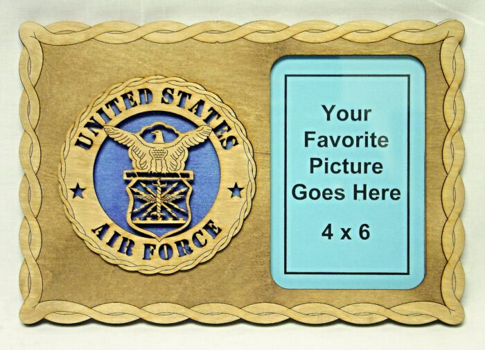 Custom 8x12" Air Force Traditional Picture Frame - FREE SHIPPING - Image 1