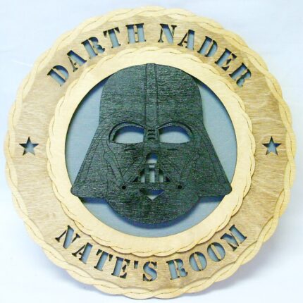 Custom 12" Wood Star Wars Darth Vader Wall Tribute - FREE SHIPPING