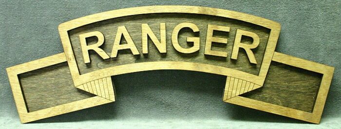 Large 18 inch Ranger Scroll - Image 1