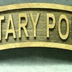 Large 18 inch Military Police Tab