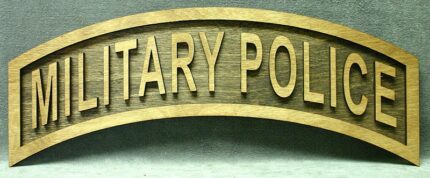 Large 18 inch Military Police Tab