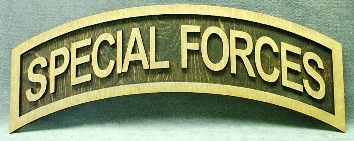 Large 18 inch Special Forces Tab - Image 1