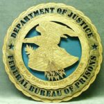 Custom 12" Wood Federal Bureau of Prisons Wall Tribute - FREE SHIPPING