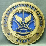 Custom 12" Wood US Air Force Expeditionary Center Wall Tribute - FREE SHIPPING
