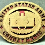 Custom 12" Army Combat Medic Wall Tribute - FREE SHIPPING