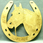 18 inch Race Horse Door Hanger