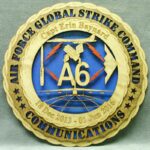 12" Wood US Air Force Global Strike Command A6 Communications Wall Tribute - FREE Shipping