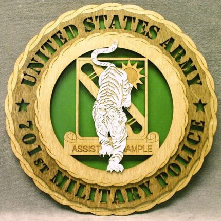 Army 701st MP  Wall Tribute - FREE SHIPPING