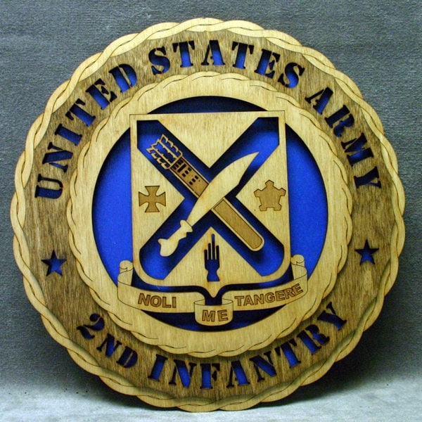il_fullxfull.1731065788_fgfl.jpg Army 2nd Infantry Wall Tribute - FREE SHIPPING - Image 1