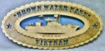 Custom Navy Brown Water Navy Wall Tribute - Free Shipping