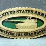 Army 155 Howitzer Wall Tribute - FREE SHIPPING