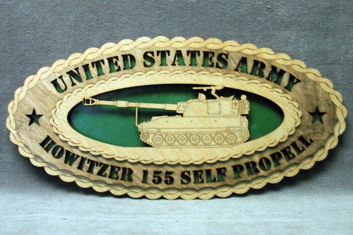Army 155 Howitzer Wall Tribute - FREE SHIPPING - Image 1