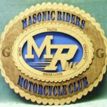 Custom 12" Masonic Riders Wall Tribute - FREE SHIPPING