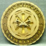 Custom 12" Wood US Army M-1 Master Gunner Wall Tribute - FREE SHIPPING
