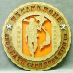 Custom 12" Wood US Army Agent Orange Wall Tribute - Free Shipping