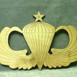 Army Senior Paratrooper Insignia Wall Plaque - FREE SHIPPING