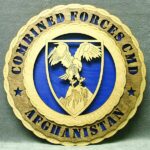 Custom 12" Wood US Army Combined Forces Command Afghanistan Wall Tribute - Free Shipping