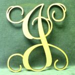 Monogram wall art