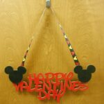 Disney Happy Valentines Door Hanger FREE SHPPING