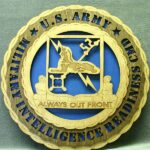 Custom 12" Army Intelligence Wall Tribute