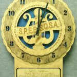 Custom SPEBSQSA Insignia Clock with Personalized Plate