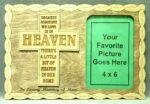 Custom Heaven Mom 4x6P Picture Frame - FREE SHIPPING