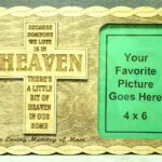 Custom Heaven Mom 4x6P Picture Frame - FREE SHIPPING