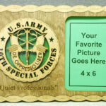 Custom 8x12" Army 10th Special Forces Picture Frame - FREE SHIPPING