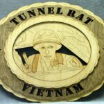 Army Tunnel Rat Vietnam Wall Tribute - FREE SHIPPING