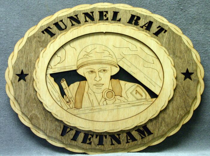 Army Tunnel Rat Vietnam Wall Tribute - FREE SHIPPING - Image 1