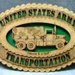 Army Deuce and a Half Wall Tribute - FREE SHIPPING