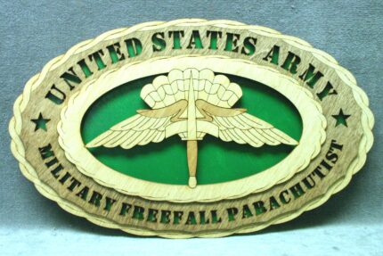 Army Freefall Parachutist Wall Tribute - FREE SHIPPING