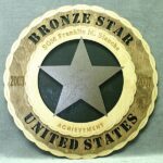 Army Bronze Star Wall Tribute - FREE SHIPPING