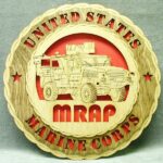 Marine MRAP Wall Tribute - FREE SHIPPING