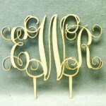 Monogram Cake Topper - Image 2