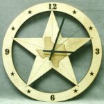 Custom 12" Texas Lone Star Clock- FREE SHIPPING - Image 2
