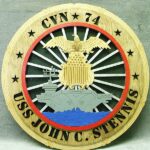 USS John C. Stennis Full Color Wall Tribute - FREE Shipping