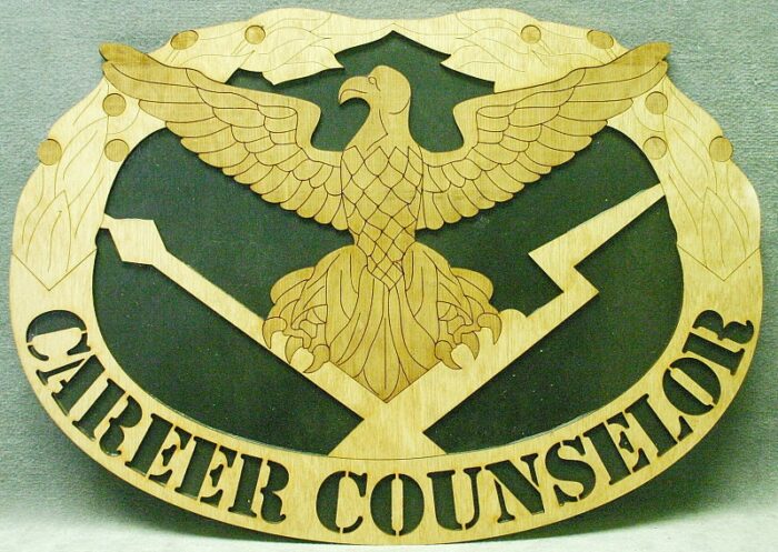 Army Career Counselor Insignia Wall Plaque - FREE SHIPPING - Image 1