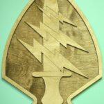Large 18 inch Airborne Patch Wall Insignia