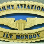 Custom 14" Wood Army Aviation Flight Wings Wall Tribute - Free Shipping