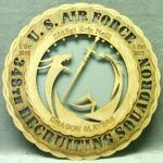 Custom 12" 348th Recruiting Sdn Wall Tribute