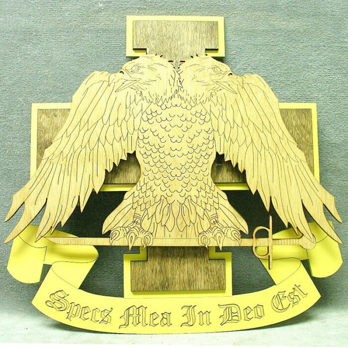 32nd Degree Mason Insignia Wall Plaque - FREE SHIPPING - Image 1