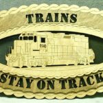 Custom Train Wall Tribute - FREE SHIPPING