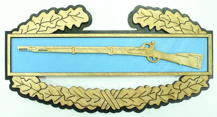 Combat Infantry Badge Wall Plaque - FREE SHIPPING - Image 1
